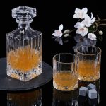 Set de whisky cu carafa si pahare, 650 ml carafa, 330 ml pahar, sticla, transparent - imagine 3
