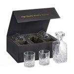 Set de whisky cu carafa si pahare, 650 ml carafa, 330 ml pahar, sticla, transparent - imagine 7