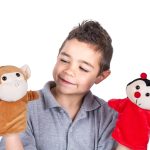 Set marionete animate pentru copii, 4 piese, poliester - imagine 5