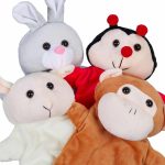 Set marionete animate pentru copii, 4 piese, poliester - imagine 9
