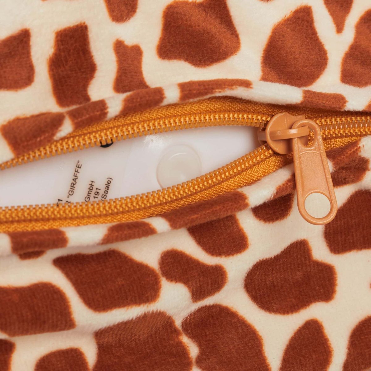 Jumper de cauciuc cu husa textila, girafa, pompa de aer inclusa, 52 x 23 x 52 cm - imagine 6