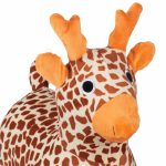Jumper de cauciuc cu husa textila, girafa, pompa de aer inclusa, 52 x 23 x 52 cm - imagine 7