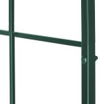 Arcada metalica de gradina pentru flori cataratoare, verde, 224 x 110 x 41 cm, Relaxdays - imagine 7