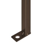 Arcada metalica pentru flori cataratoare, bronz, 224 x 110 x 41 cm, Relaxdays - imagine 6