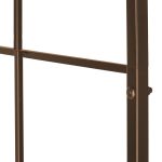 Arcada metalica pentru flori cataratoare, bronz, 224 x 110 x 41 cm, Relaxdays - imagine 7