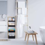 Etajera universala cu 4 rafturi, bambus/MDF, 88 x 30 x 18 cm - imagine 5