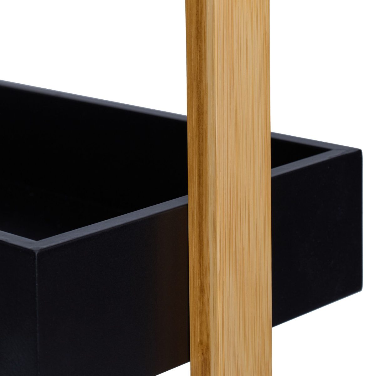 Etajera universala cu 4 rafturi, bambus/MDF, 88 x 30 x 18 cm - imagine 7