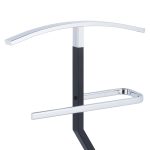 Portmantou din otel, negru/argintiu, 105 x 45,5 x 24 cm - imagine 5
