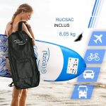 Placa de surf, Physionics, Sup gobflabila, 320x80x15cm, albastru - imagine 4