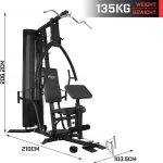 Aparat Multifunctional HomeGym, Physionics - imagine 2