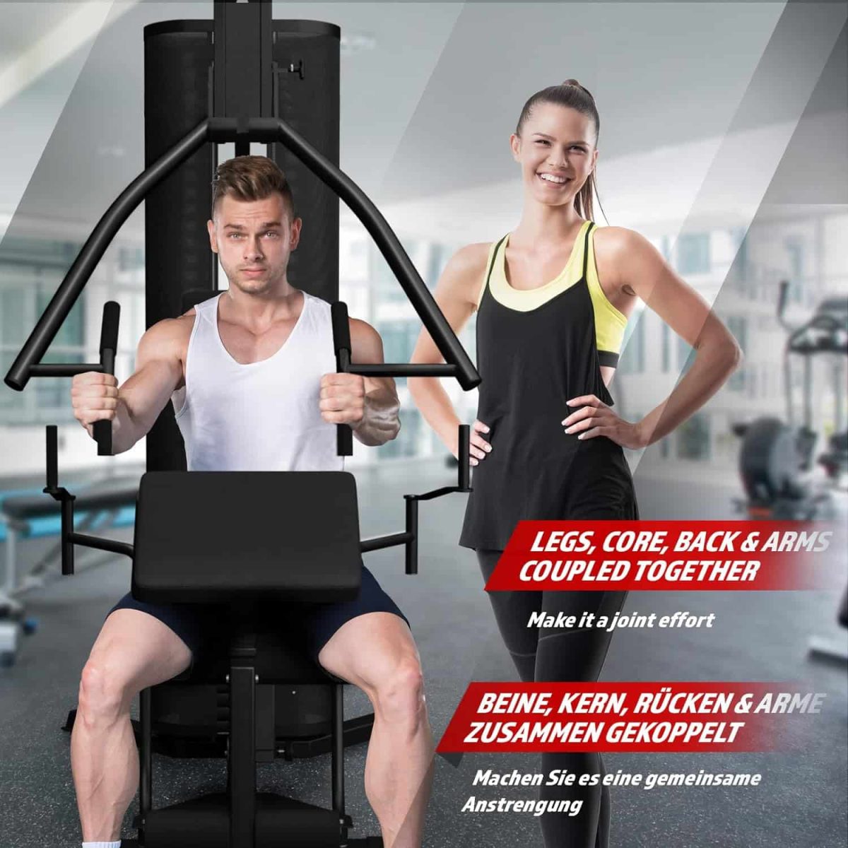 Aparat Multifunctional HomeGym, Physionics - imagine 3