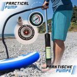 Placa de surf, Physionics, Sup gobflabila, 320x80x15cm, albastru - imagine 2