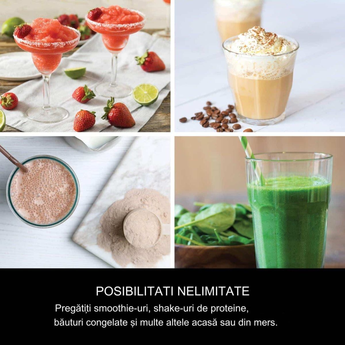 Blender Ninja, portabil, reincarcabil prin USB-C, 530 ml, negru/gri - imagine 8