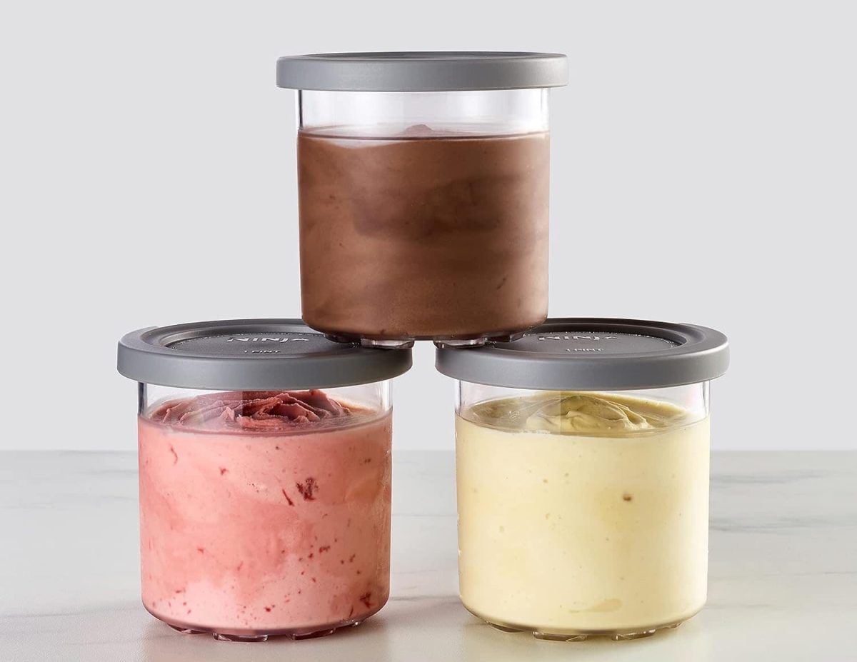 Aparat de preparat inghetata NINJA NC300EU, Inghetata, Gelato, Milkshake, Sorbet, Smoothie, 7 programe, Negru/ Argintiu - imagine 5