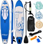 Placa de surf, Physionics, Sup gobflabila, 320x80x15cm, albastru