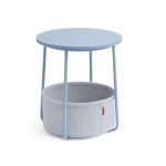 Masa rotunda pentru cafea, 45 x 45 x 50 cm, albastru