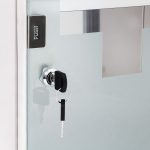 Dulap pentru medicamente XL, Inox, Relaxdays, 50.5 x 30 x 18 cm - imagine 6