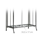 Suport metalic pentru flori, dimensiuni 64,5 x 33,5 x 18 cm, Relaxdays - imagine 6