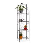 Suport metalic pentru flori, dimensiuni 157 x 44 x 24, Relaxdays