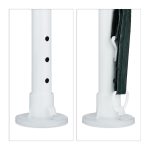 Cort Pavilion cu 2 pereți laterali, metal, 3 m x 3 m, verde, Relaxdays - imagine 5