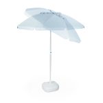 Umbrela de soare, 180 cm, inclinabila, gri deschis - imagine 8