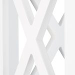 Dulap lateral universal, 5 rafturi, MDF/bambus, 89 x 31,5 x 24,5 cm - imagine 8