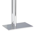 Suport pentru prosoape, 2 bare la diferite inaltimi, otel, 78 x 46 x 20 cm - imagine 5