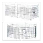 Cusca pentru iepuri/rozatoare cu acoperis de plasa, Ø 110 cm - imagine 5