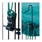 Cusca pentru iepuri/rozatoare cu acoperis de plasa, Ø 110 cm - imagine 7