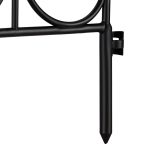 Gard decorativ de gradina, cu infigere in sol, plastic, 135 x 66 cm - imagine 6