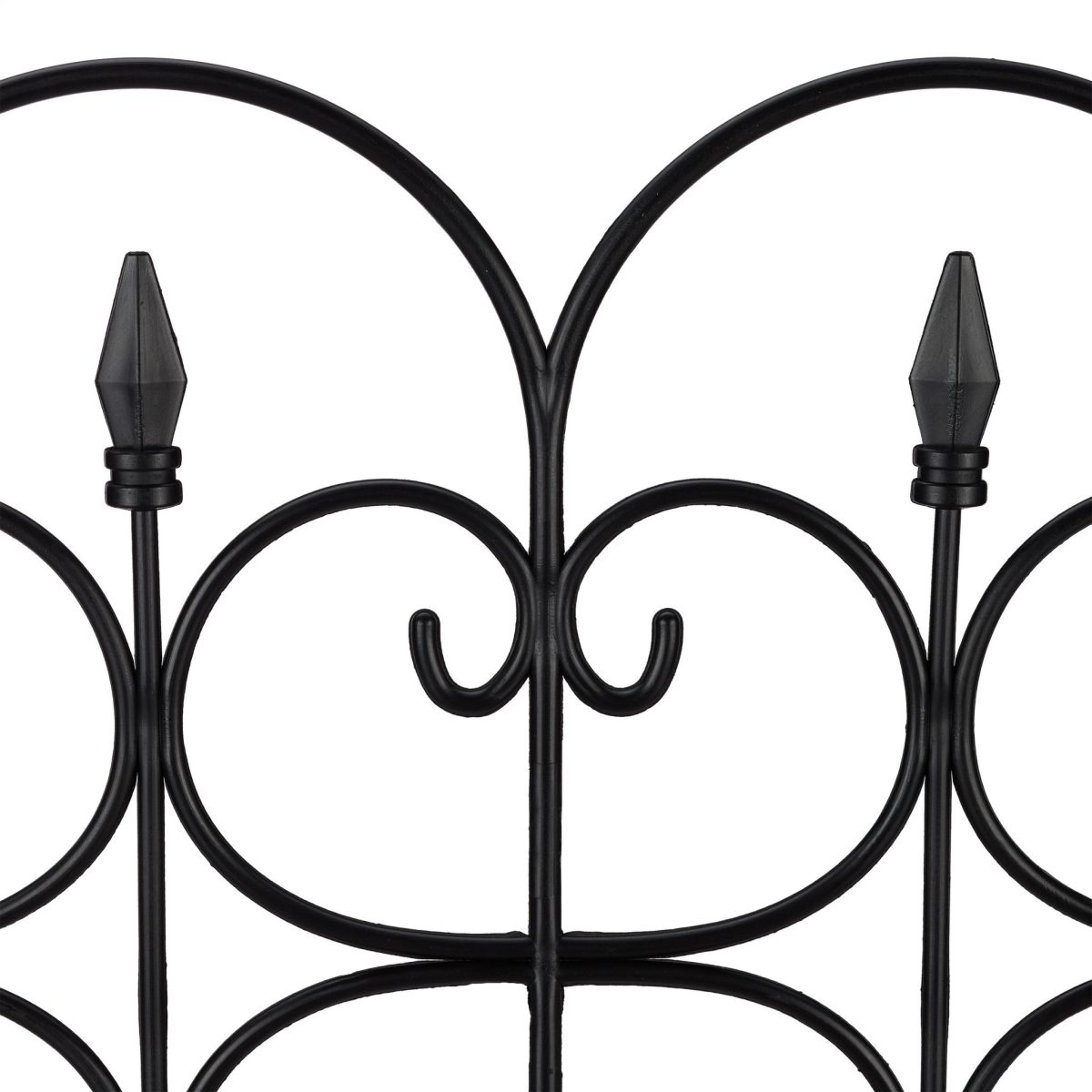 Gard decorativ de gradina, cu infigere in sol, plastic, 135 x 66 cm - imagine 7
