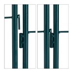 Set 2 arcade metalice de gradina pentru flori cataratoare, verde inchis, 180 x 50cm, model B - imagine 5