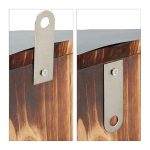 Casuta pentru veverite din lemn, cu acoperis metalic, 18 x 12 x 25 cm - imagine 4