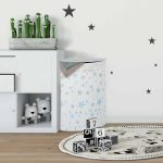 Cos rufe de colt, 60 l, bambus, model stele, 65,5 x 49,5 x 37 cm - imagine 2