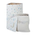 Cos rufe de colt, 60 l, bambus, model stele, 65,5 x 49,5 x 37 cm - imagine 4