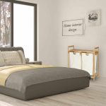Cos de rufe cu 2 compartimente si raft pentru depozitare, Relaxdays, capacitate 30 l fiecare compartiment, 73 x 63,5 x 33 cm - imagine 5