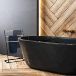 Suport prosoape cu 3 bare din lemn, fier, 86 x 58 x 30 cm - imagine 2