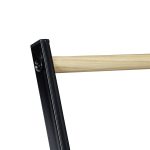 Suport prosoape cu 3 bare din lemn, fier, 86 x 58 x 30 cm - imagine 6