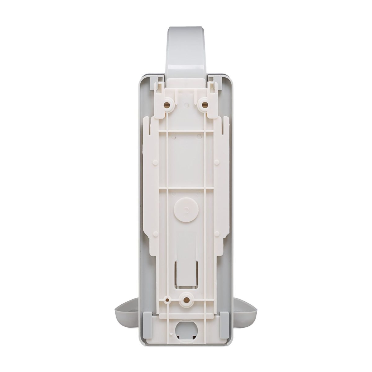 Dispenser-dozator, sapun lichid, manual, tava de picurare, 1000 ml, alb/gri, 33 x 15,5 x 22 cm - imagine 7
