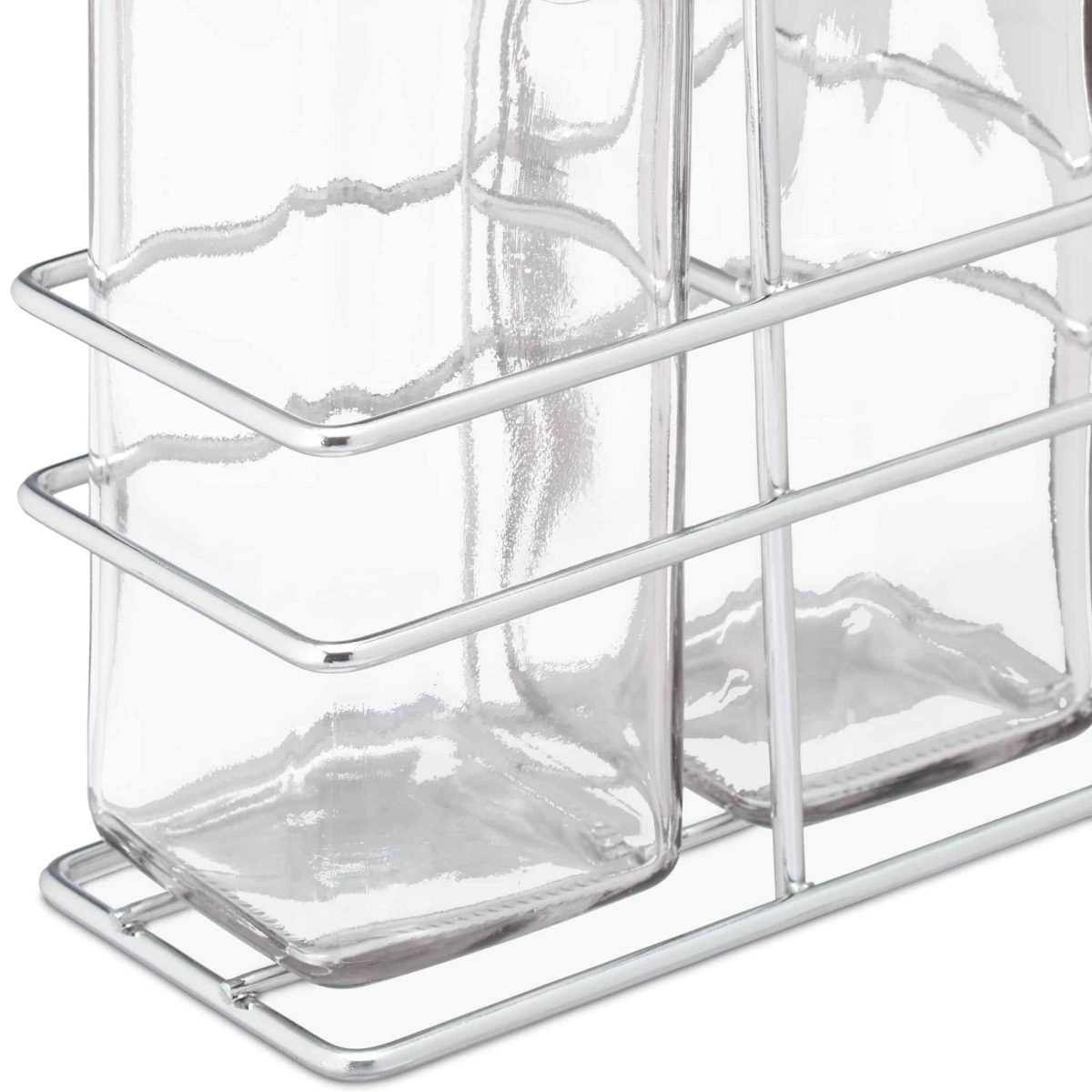 Set de 2 dozatoare pentru otet si ulei, din sticla, 29 x 11 x 6 cm - imagine 6