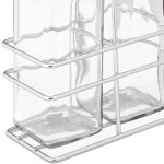 Set de 2 dozatoare pentru otet si ulei, din sticla, 29 x 11 x 6 cm - imagine 6