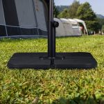 Suport Greutati pentru sustinere umbrela, din 4 placi,120kg umplere cu apa sau nisip, plastic