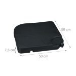 Suport Greutati pentru sustinere umbrela, din 4 placi,120kg umplere cu apa sau nisip, plastic - imagine 4