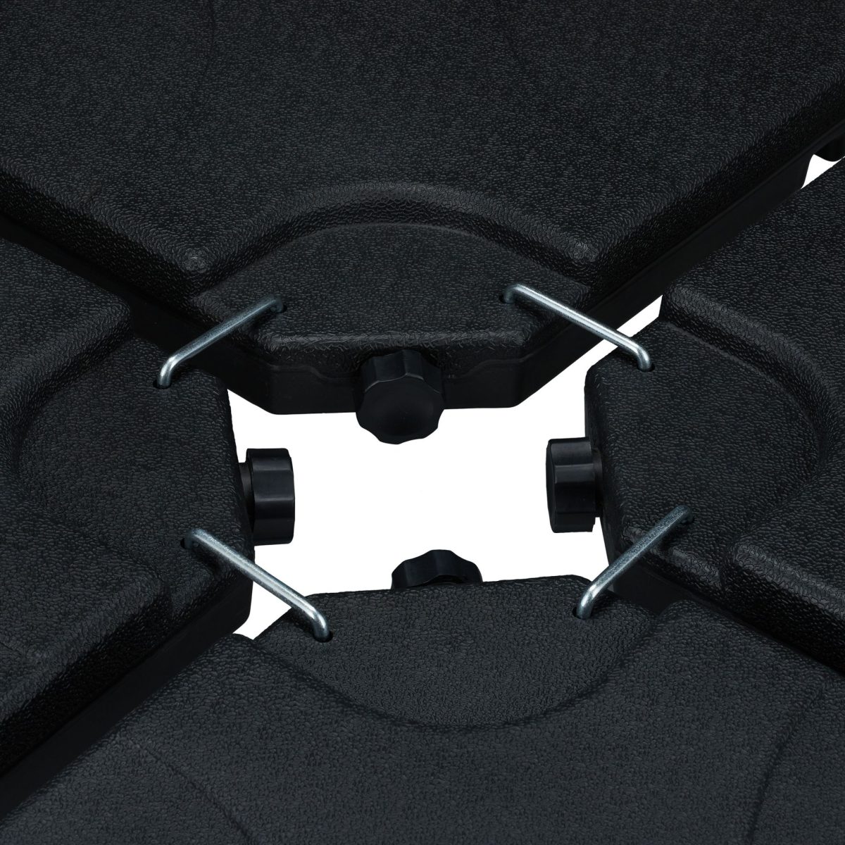 Suport Greutati pentru sustinere umbrela, din 4 placi,120kg umplere cu apa sau nisip, plastic - imagine 6