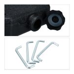 Suport Greutati pentru sustinere umbrela, din 4 placi,120kg umplere cu apa sau nisip, plastic - imagine 7