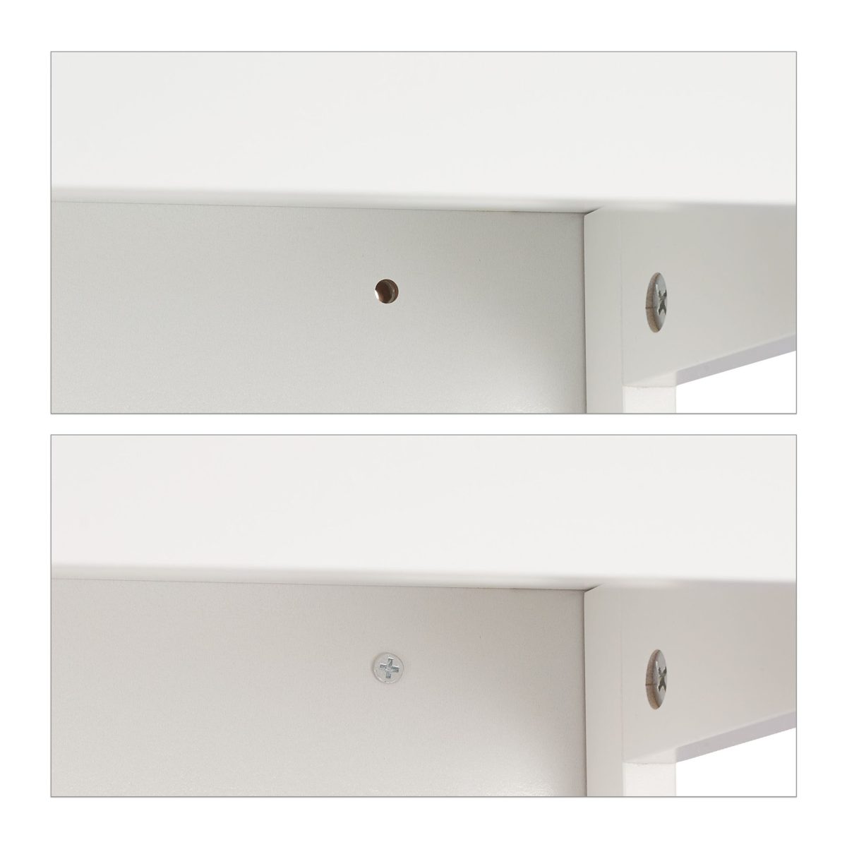 Dulap pentru baie, 2 sertare, MDF, alb, 90 x 30 x 30 cm - imagine 8