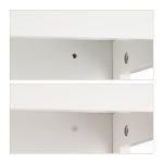 Dulap pentru baie, 2 sertare, MDF, alb, 90 x 30 x 30 cm - imagine 8