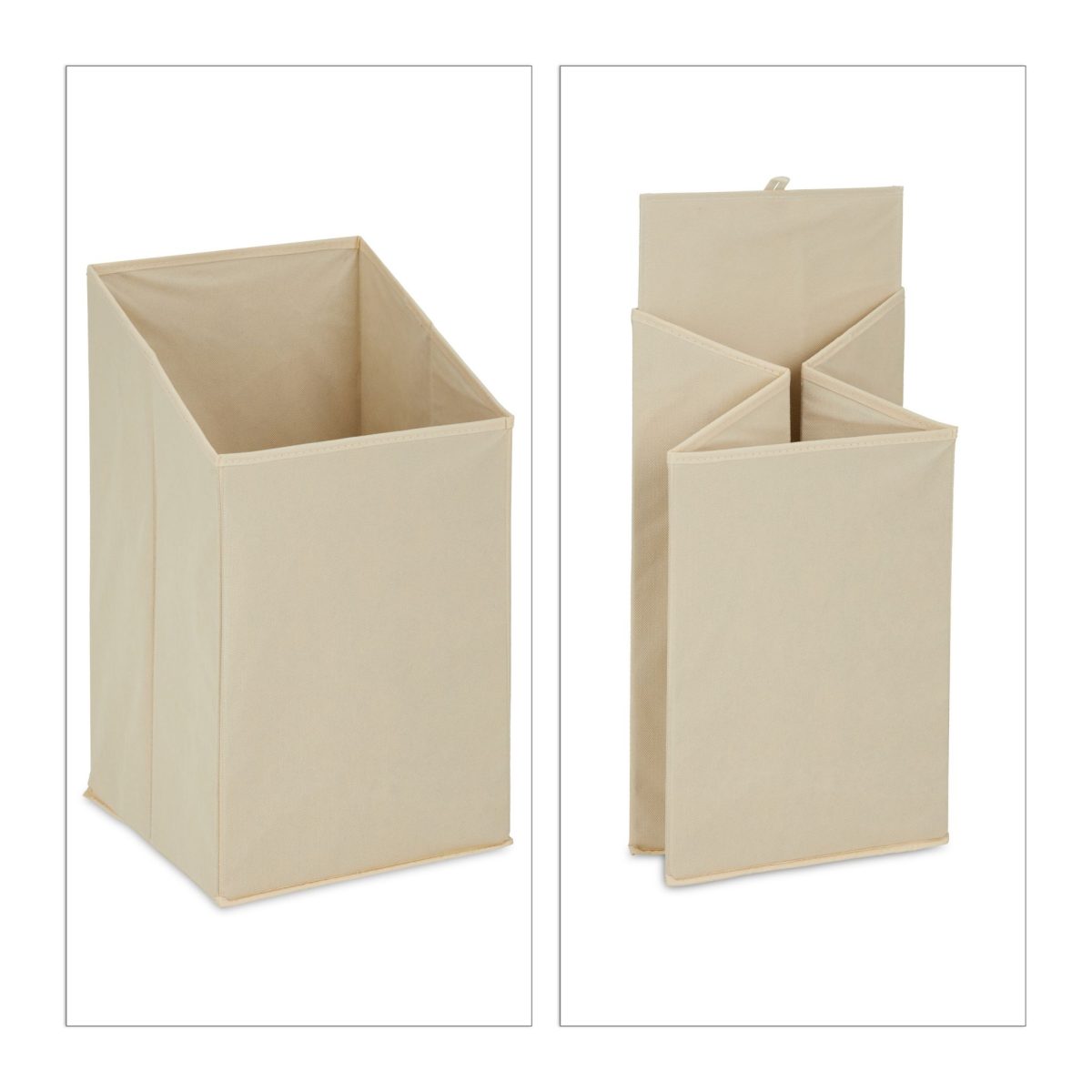 Raft pentru baie cu cos de rufe textil, MDF, 98 x 36 x 30 cm - imagine 7