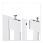 Gard de siguranta pentru copii sau animale de casa, MDF, alb, 70 x 207 x 30 cm - imagine 6