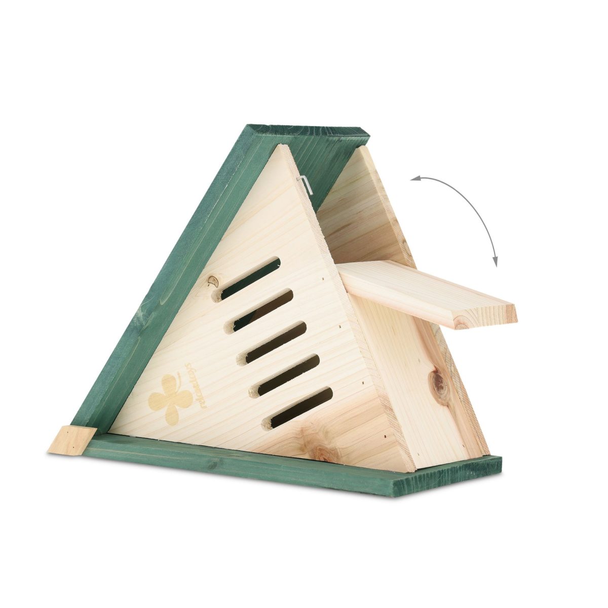 Casuta pentru fluturi, fabricat din lemn de brad, 26 x 27,5 x 16 cm - imagine 4